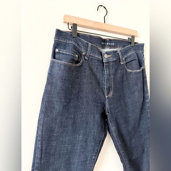 Mott & Bow Mosco Skinny Jeans in Dark Blue Wash - Size 33 X 32 - Picture 4 of 8